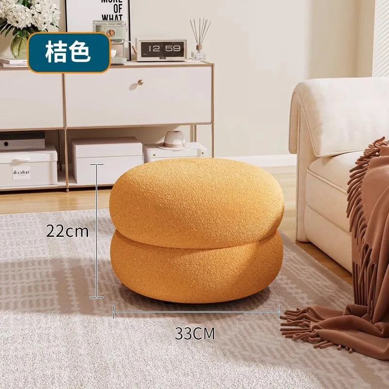 Cozy Puff Sherpa Stool