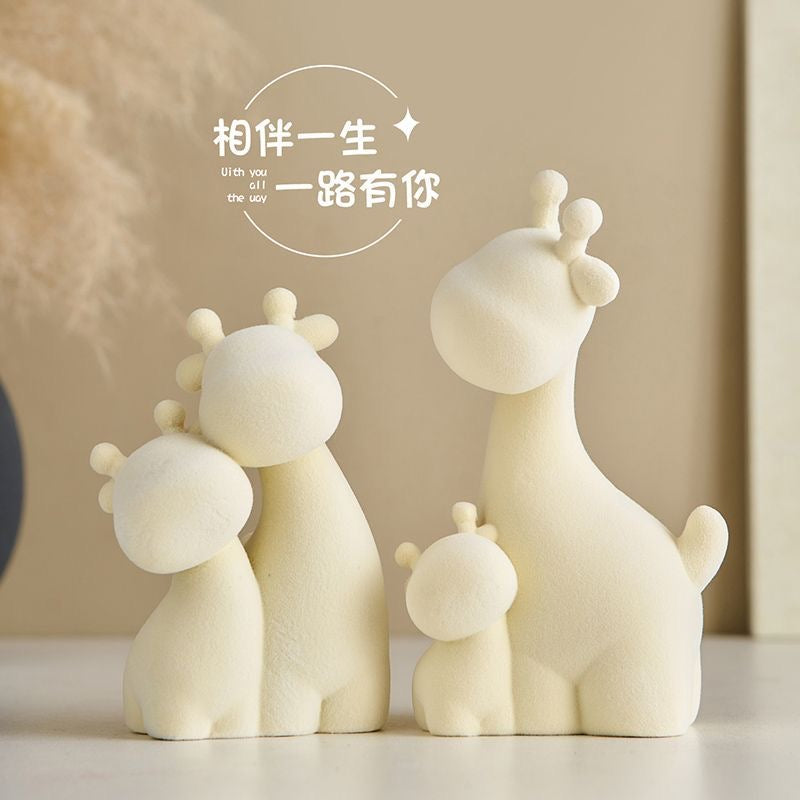 Cozy Family Fawn Figurine Set