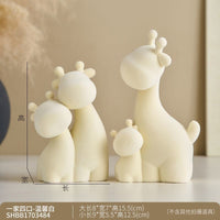 Cozy Family Fawn Figurine Set