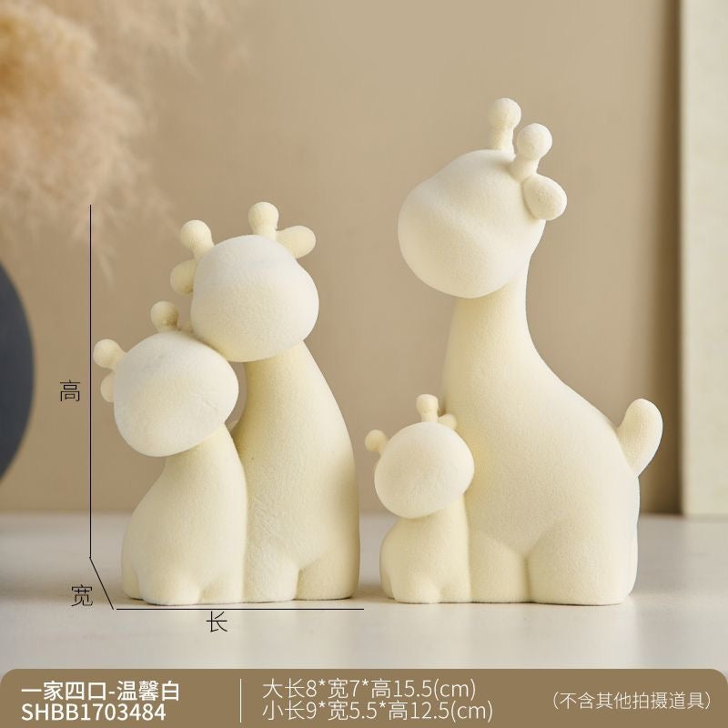 Cozy Family Fawn Figurine Set