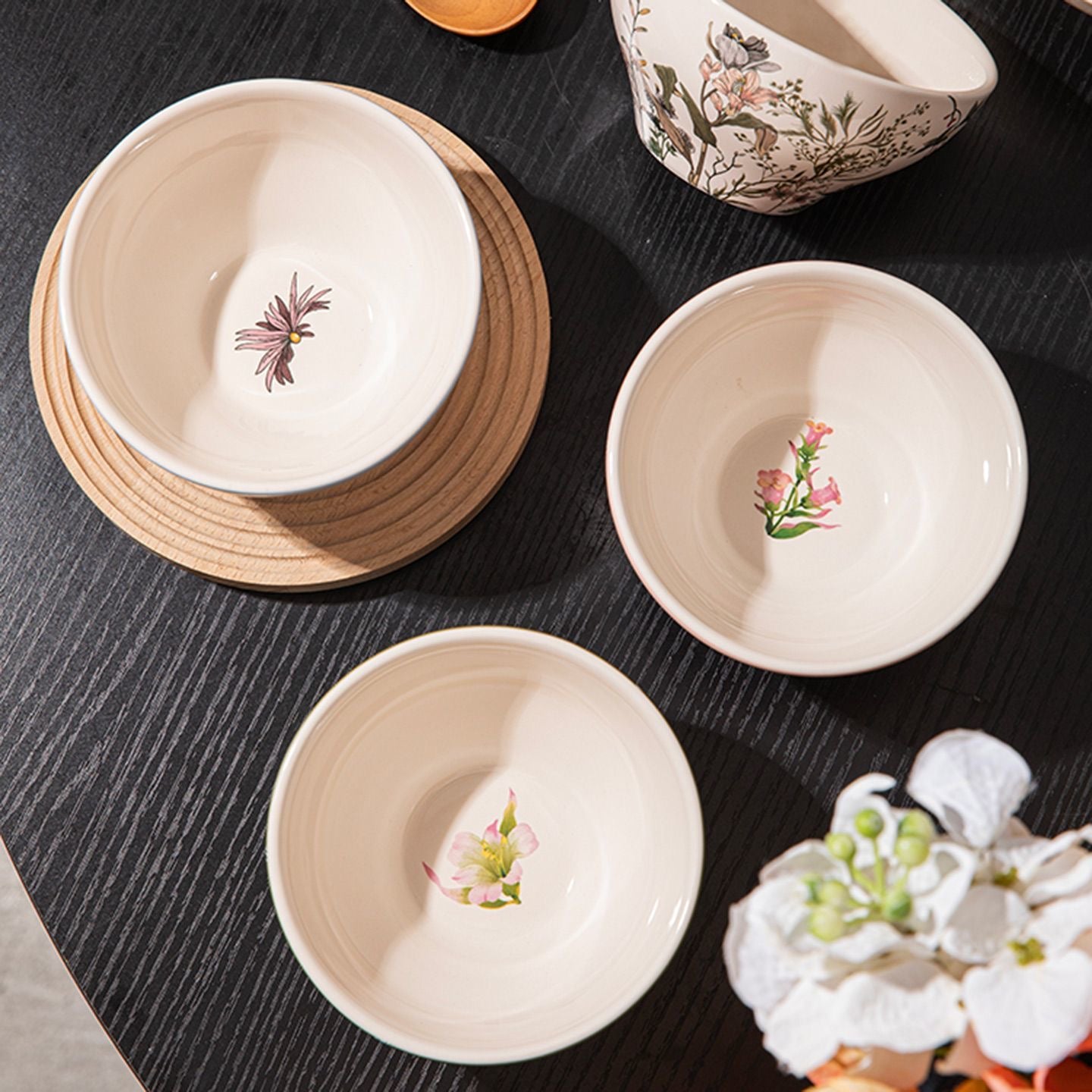 Secret Garden Porcelain Bowl Set