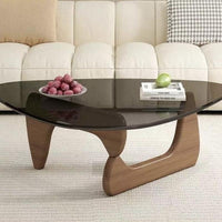 Luna Curve Glass Coffee Table