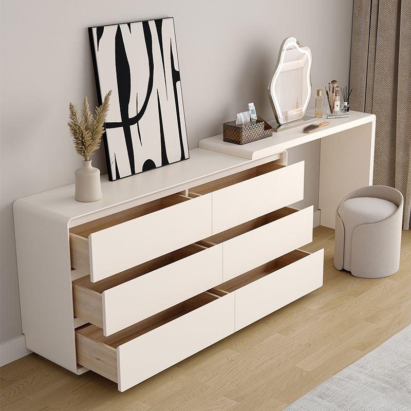 Luna Curve Vanity Set（Chairs, And Mirrors Are Not Included）