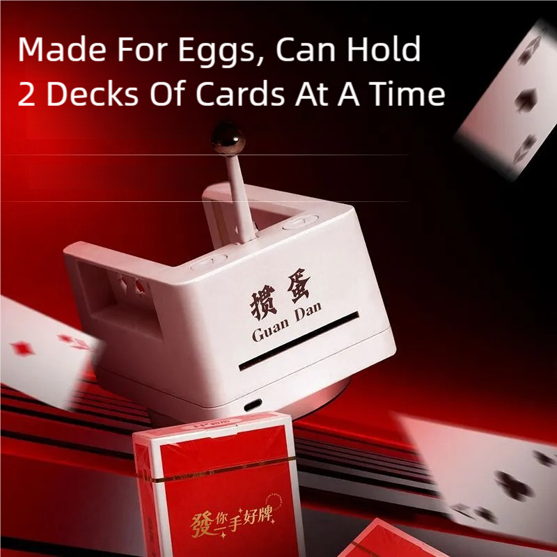 Game Night Card Table & Automatic Shuffler Set