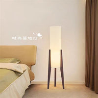 Nordic Glow Wooden Floor Lamp
