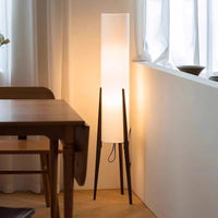 Nordic Glow Wooden Floor Lamp