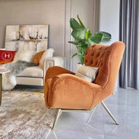 Blush Haven Tufted Accent Chair