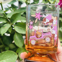 Amber Journey Illustrated Glass Tumbler