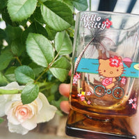 Amber Journey Illustrated Glass Tumbler