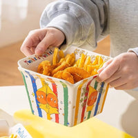 Golden Pop Ceramic Fry Bowl