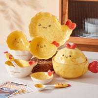 Sunny Shrimp Ceramic Dinnerware Set