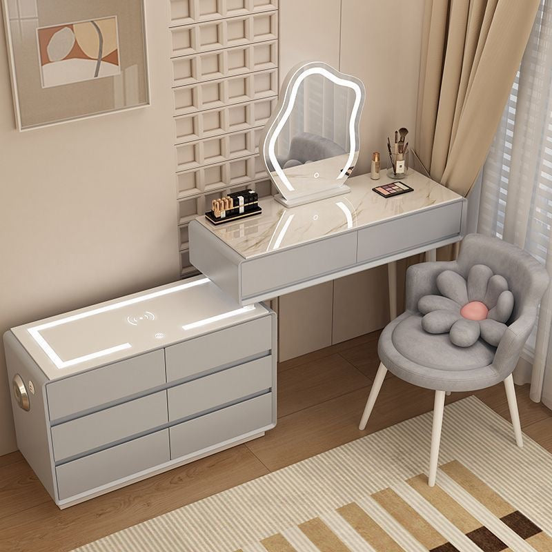 Nova Minimalist Wireless Dressing Table（Chairs, And Mirrors Are Not Included）