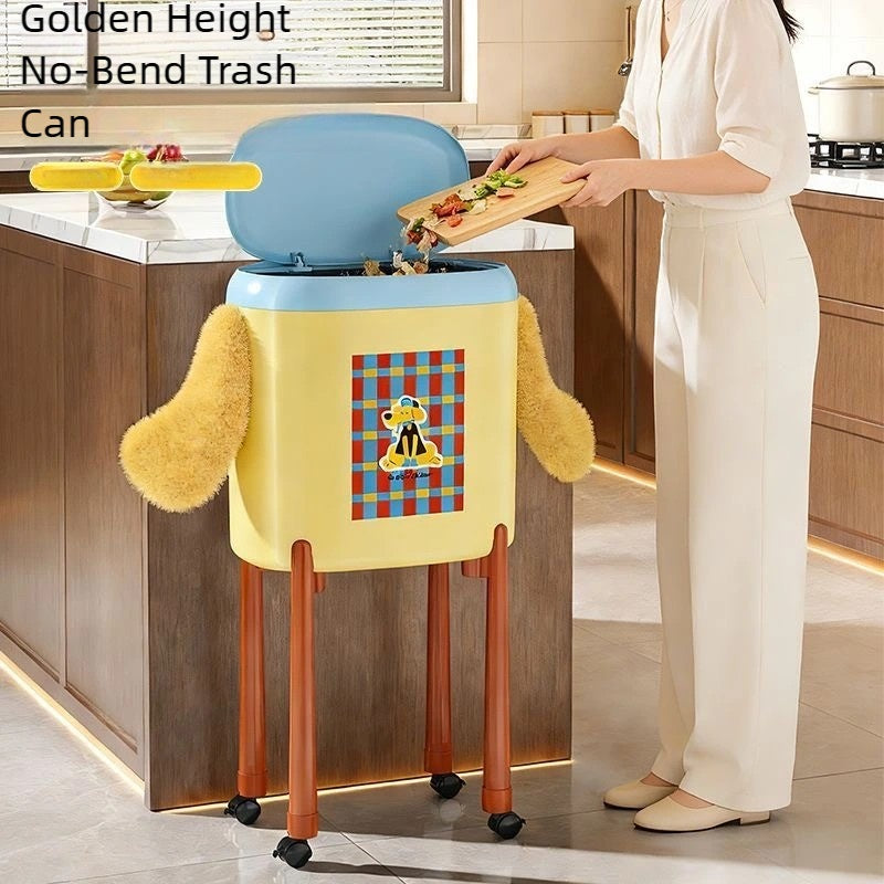 Happy Paws Rolling Trash Can