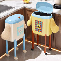 Happy Paws Rolling Trash Can