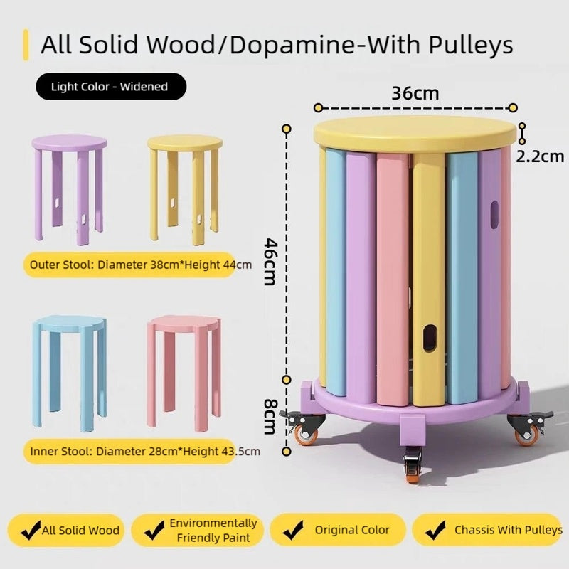 Dopamine Nesting Stools – Set of 4