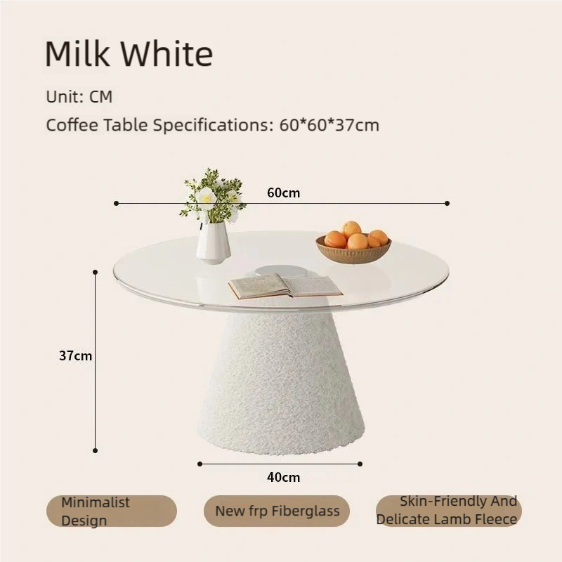 Milano Cloud Round Coffee Table