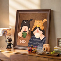 Cozy Cats Framed Wall Art