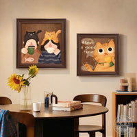 Cozy Cats Framed Wall Art