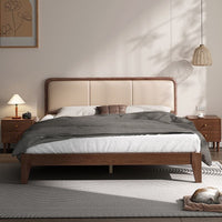 solid wood bed frame