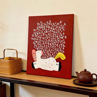 Lucky Leap Unicorn Canvas Art