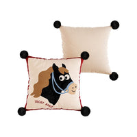 Lucky Horse Decorative Throw Pillow