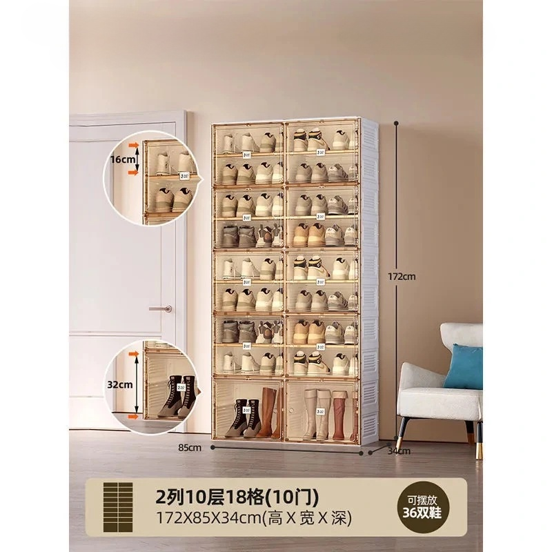 ClearStack Modular Shoe Storage Cabinet