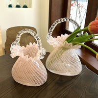 LuxeRipple Glass Vase