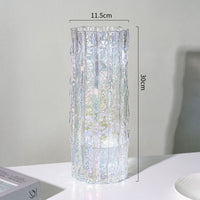 Aurora Ripple Glass Vase