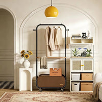 Nordic Glide Rolling Garment Rack