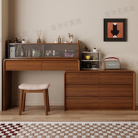 Walden Luxe Vanity & Storage Dresser（Chairs Not Included）