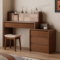 Walden Luxe Vanity & Storage Dresser（Chairs Not Included）