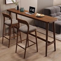 Walden Curve Solid Wood Bar Stool
