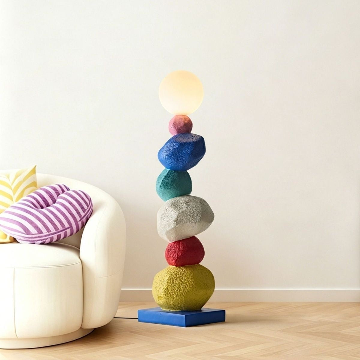 ColorPebble Sculptural Floor Lamp