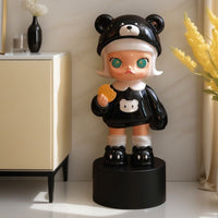 Biscuit Bear Girl Floor Sculpture