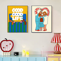 Good Vibes Pop Art Wall Print