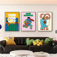 Good Vibes Pop Art Wall Print