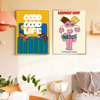Good Vibes Pop Art Wall Print