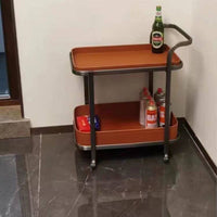 Saddle leather trolley