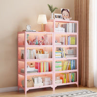 Pink Five-Layer Figurine Cabinet