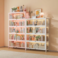 Pink Five-Layer Figurine Cabinet