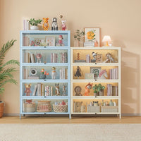 Pink Five-Layer Figurine Cabinet