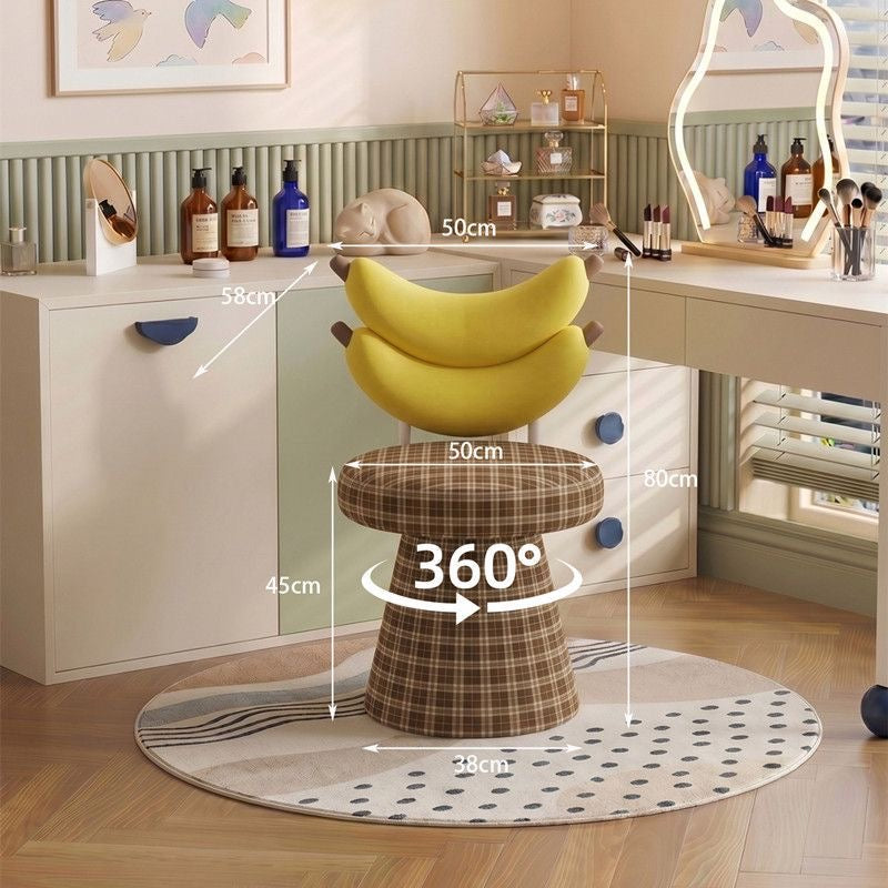 Banana Pop 360° Swivel Vanity Chair