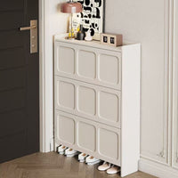 SlimNest Flip-Drawer Shoe Cabinet