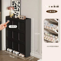 SlimNest Flip-Drawer Shoe Cabinet