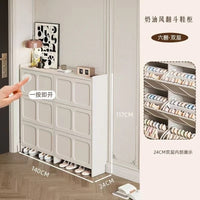 SlimNest Flip-Drawer Shoe Cabinet