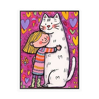Hug Me Lucky Cat -Numbers Art Kit