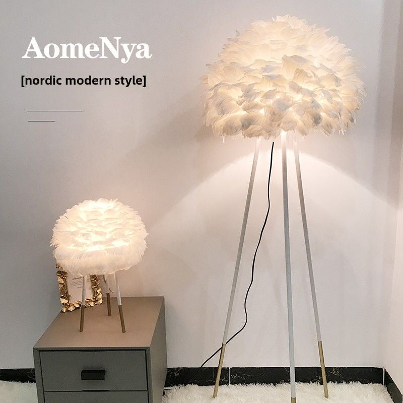 FeatherCloud Tripod Floor Lamp