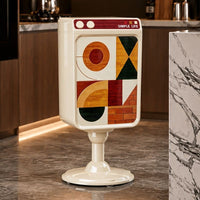 Retro Pop Pedestal Trash Can