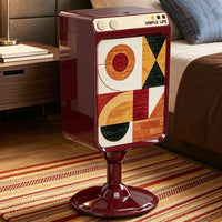Retro Pop Pedestal Trash Can