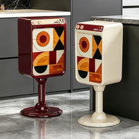Retro Pop Pedestal Trash Can